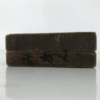 Japanese Wood Carved Kashigata Cake Mold Vtg Sweet Wagashi Mikan Orange Kg692