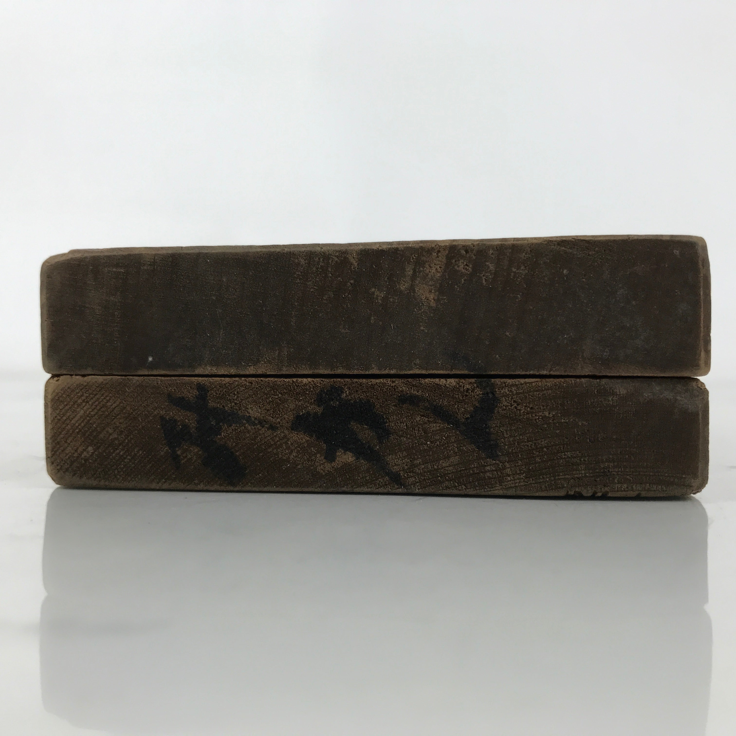 Japanese Wood Carved Kashigata Cake Mold Vtg Sweet Wagashi Mikan Orange Kg692