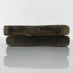 Japanese Wood Carved Kashigata Cake Mold Vtg Sweet Wagashi Minogame Turtle Kg771