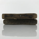 Japanese Wood Carved Kashigata Cake Mold Vtg Sweet Wagashi Minogame Turtle Kg771