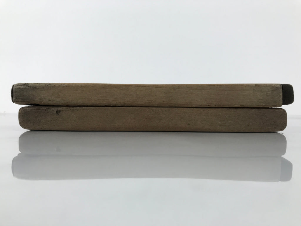 Japanese Wood Carved Kashigata Cake Mold Vtg Sweet Wagashi Minogame Turtle Kg771