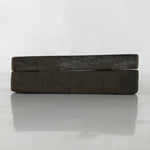 Japanese Wood Carved Kashigata Cake Mold Vtg Sweet Wagashi Nagaimo Cut Yam Kg654