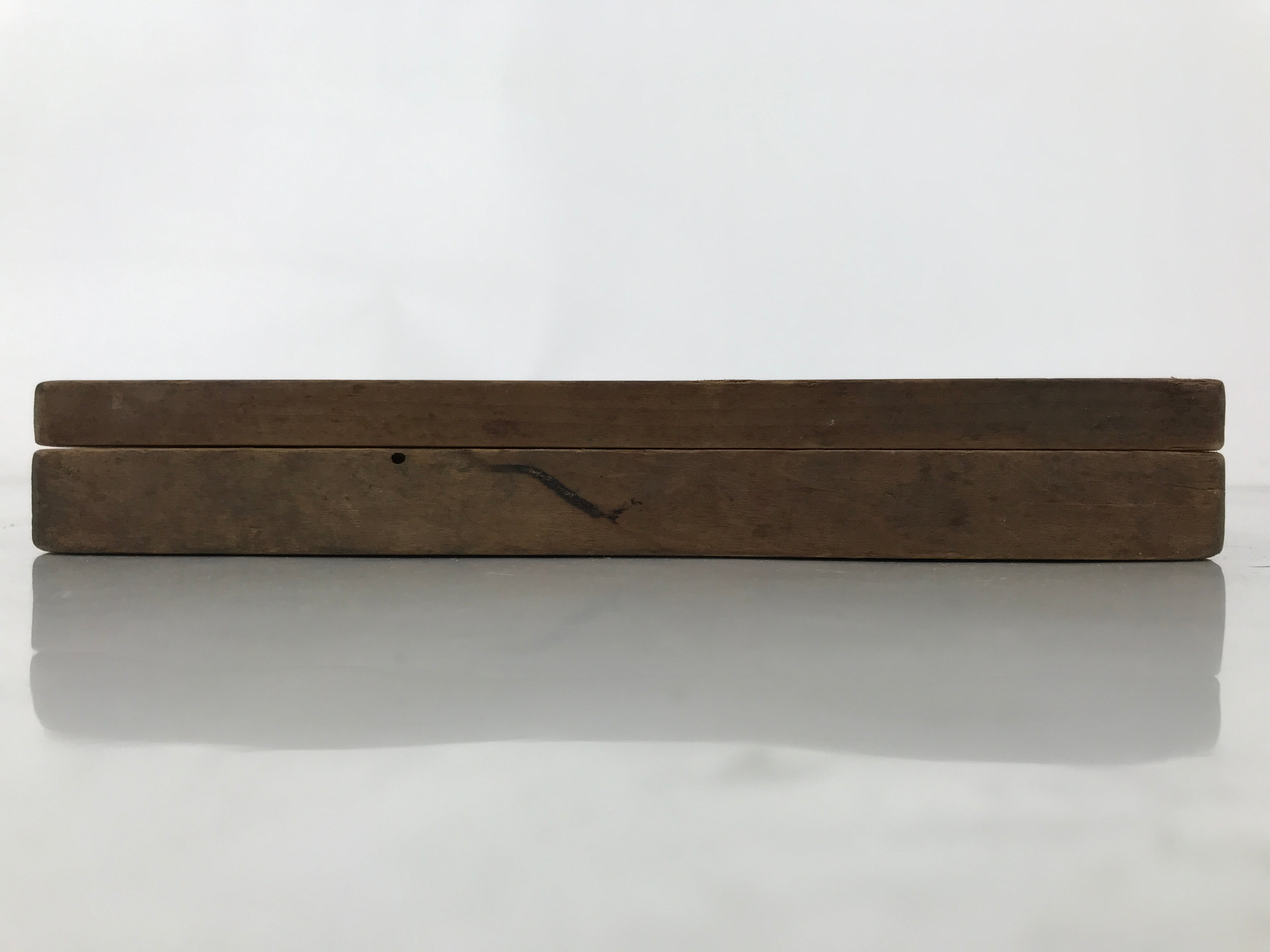 Japanese Wood Carved Kashigata Cake Mold Vtg Sweet Wagashi Nagaimo Cut Yam Kg654