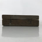 Japanese Wood Carved Kashigata Cake Mold Vtg Sweet Wagashi Nagaimo Cut Yam Kg654