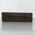 Japanese Wood Carved Kashigata Cake Mold Vtg Sweet Wagashi Nagaimo Cut Yam Kg654