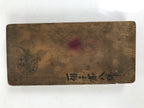 Japanese Wood Carved Kashigata Cake Mold Vtg Sweet Wagashi Nagaimo Cut Yam Kg654