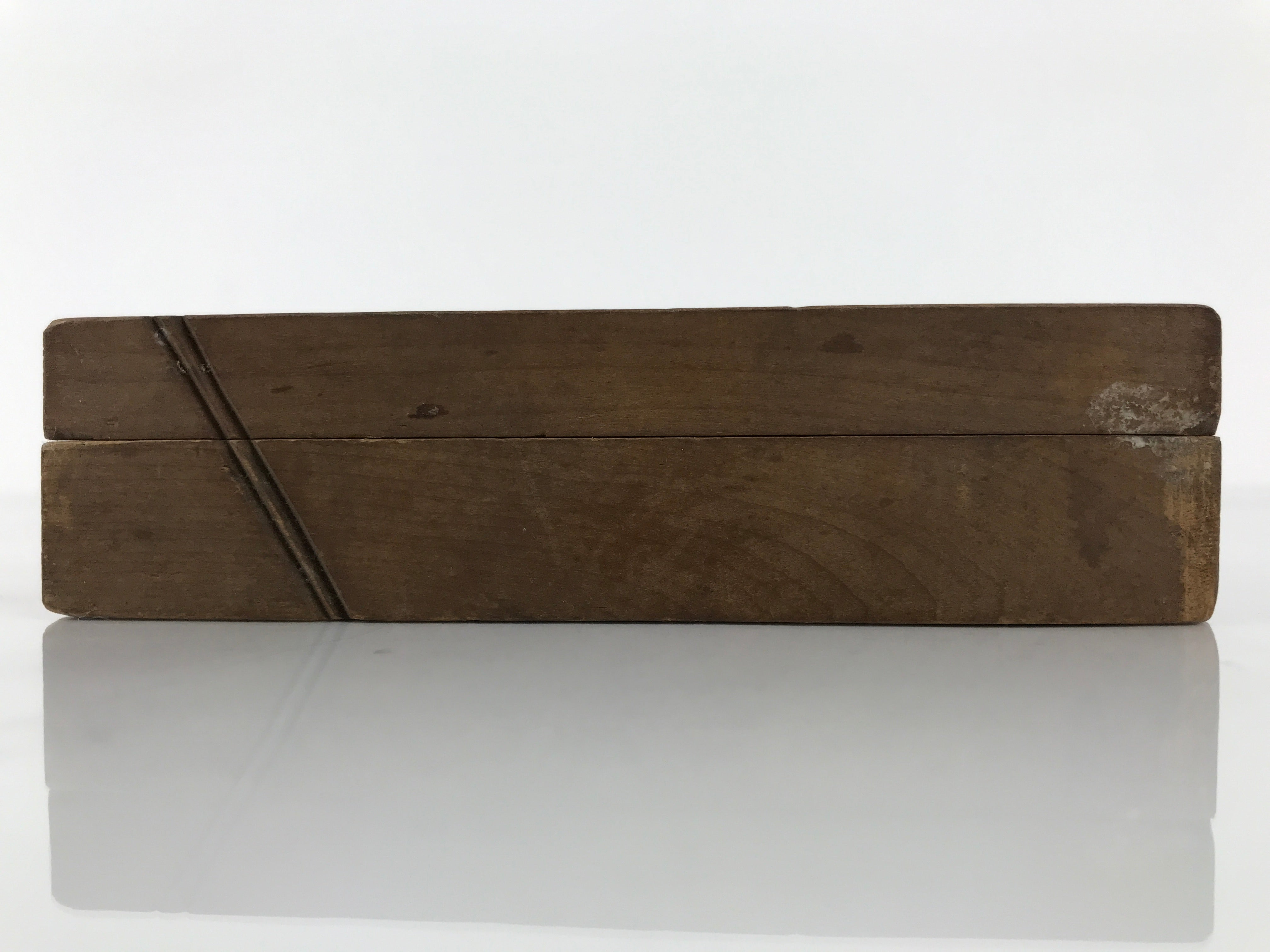 Japanese Wood Carved Kashigata Cake Mold Vtg Sweet Wagashi Oval Egg Shape Kg794