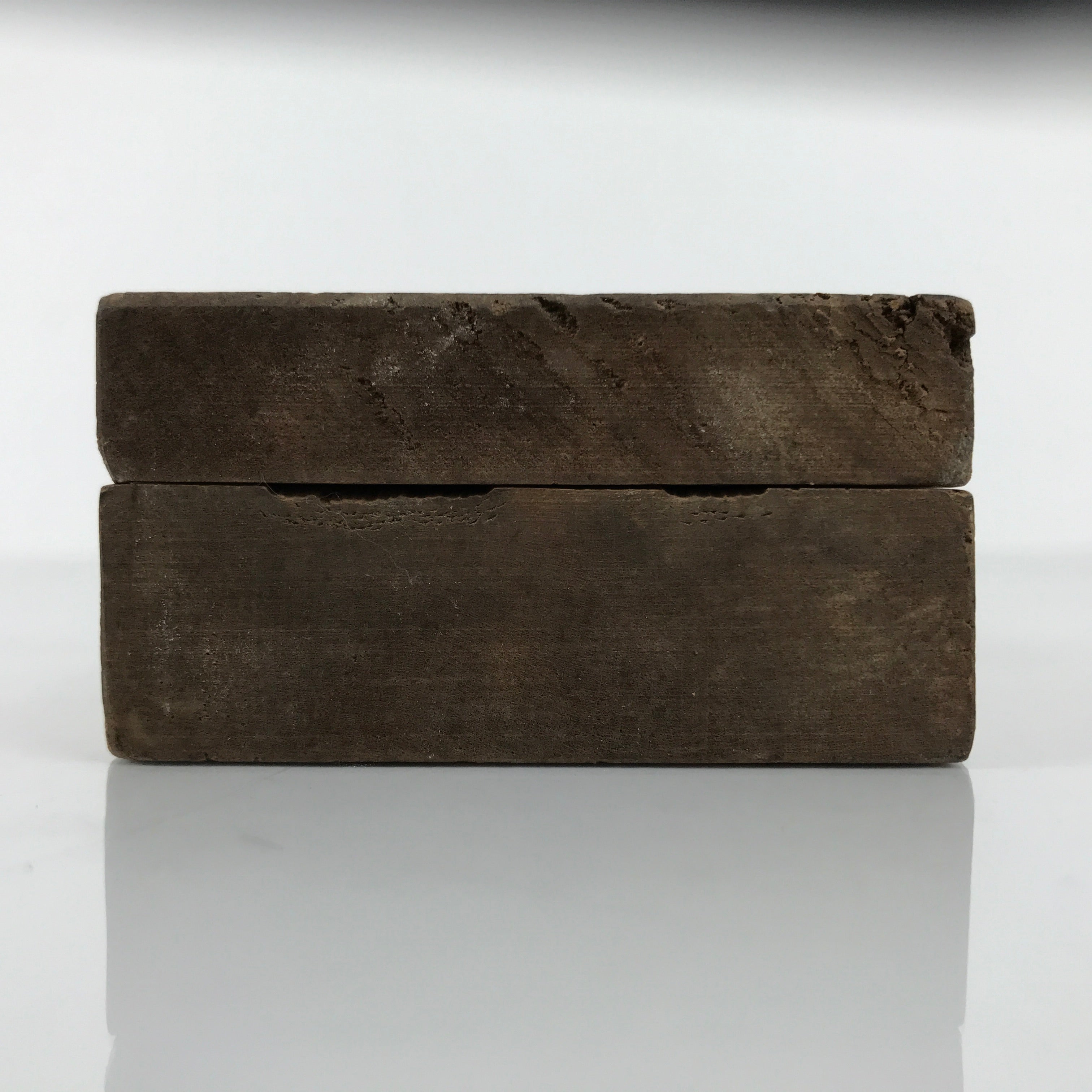 Japanese Wood Carved Kashigata Cake Mold Vtg Sweet Wagashi Oval Egg Shape Kg794