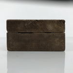 Japanese Wood Carved Kashigata Cake Mold Vtg Sweet Wagashi Oval Egg Shape Kg794