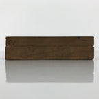 Japanese Wood Carved Kashigata Cake Mold Vtg Sweet Wagashi Oval Egg Shape Kg794