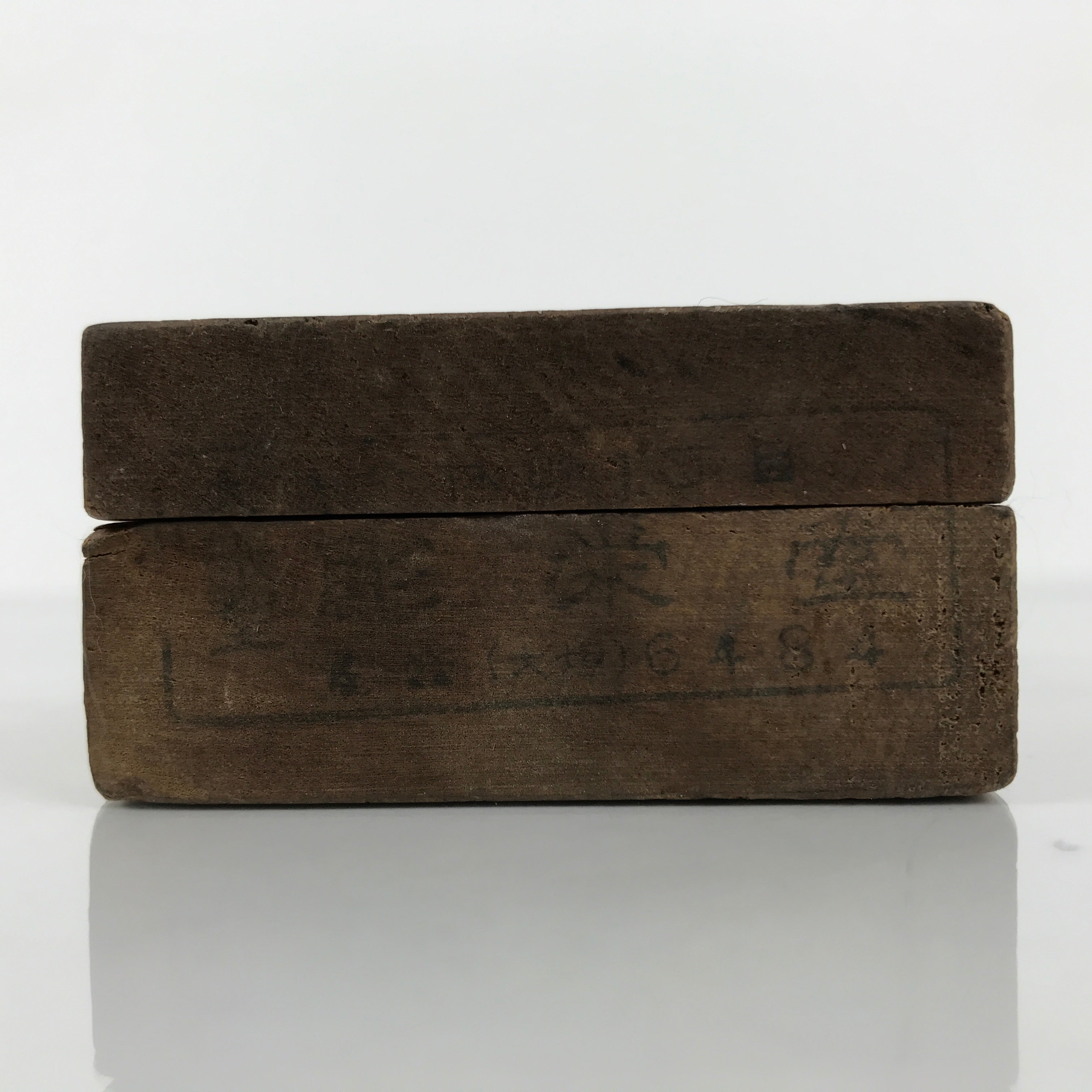 Japanese Wood Carved Kashigata Cake Mold Vtg Sweet Wagashi Oval Egg Shape Kg794