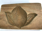 Japanese Wood Carved Kashigata Cake Mold Vtg Sweet Wagashi Peach Momo Kg594