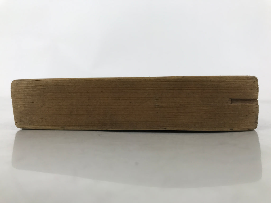Japanese Wood Carved Kashigata Cake Mold Vtg Sweet Wagashi Peach Momo Kg594