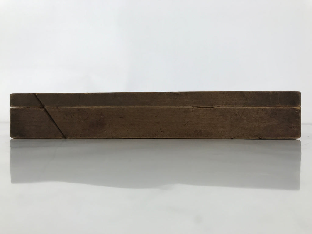 Japanese Wood Carved Kashigata Cake Mold Vtg Sweet Wagashi Peaches Momo Kg698