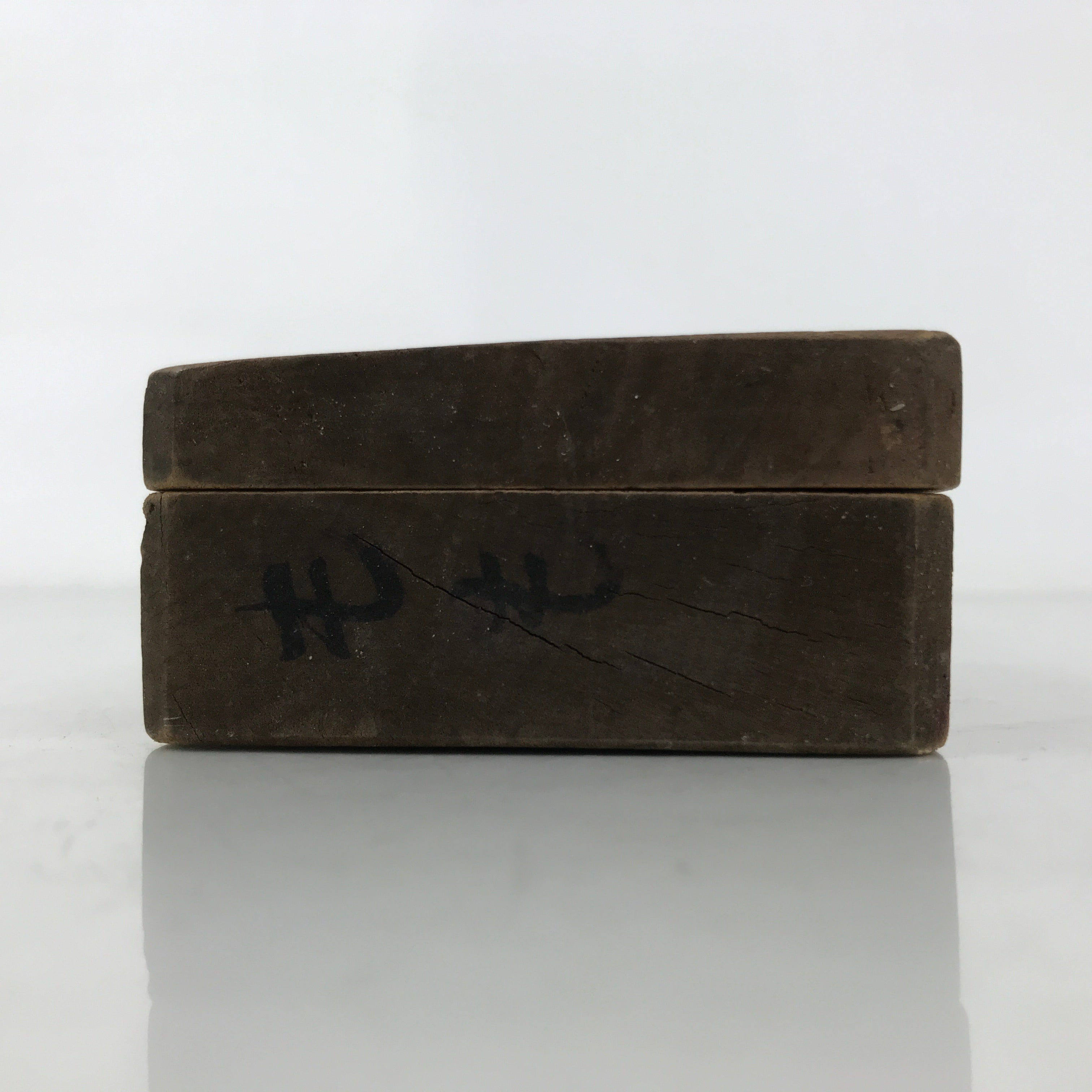 Japanese Wood Carved Kashigata Cake Mold Vtg Sweet Wagashi Peaches Momo Kg698