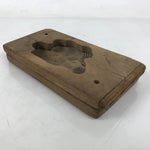 Japanese Wood Carved Kashigata Cake Mold Vtg Sweet Wagashi Pine Matsu Kg578