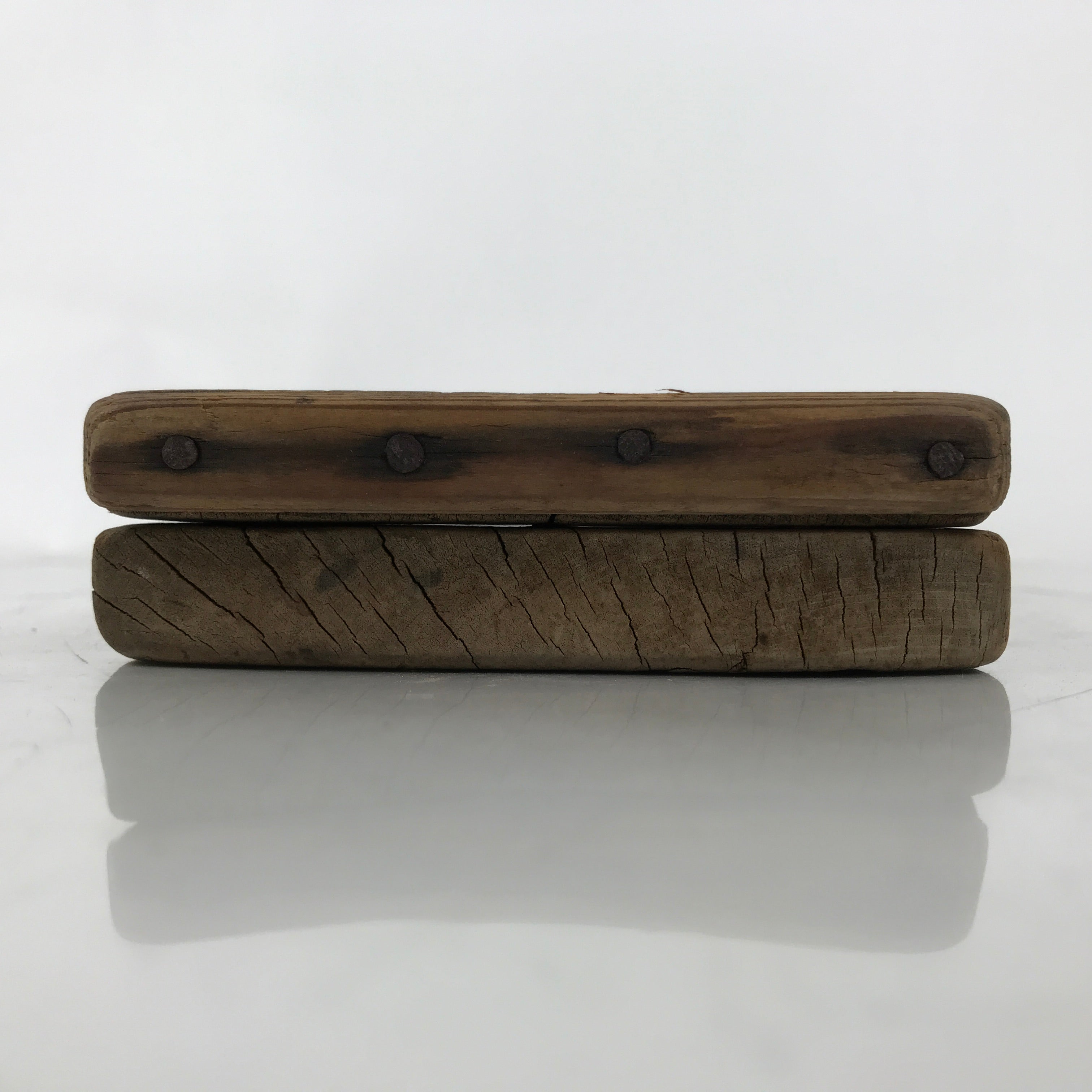 Japanese Wood Carved Kashigata Cake Mold Vtg Sweet Wagashi Pine Matsu Kg578