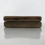 Japanese Wood Carved Kashigata Cake Mold Vtg Sweet Wagashi Pine Matsu Kg578