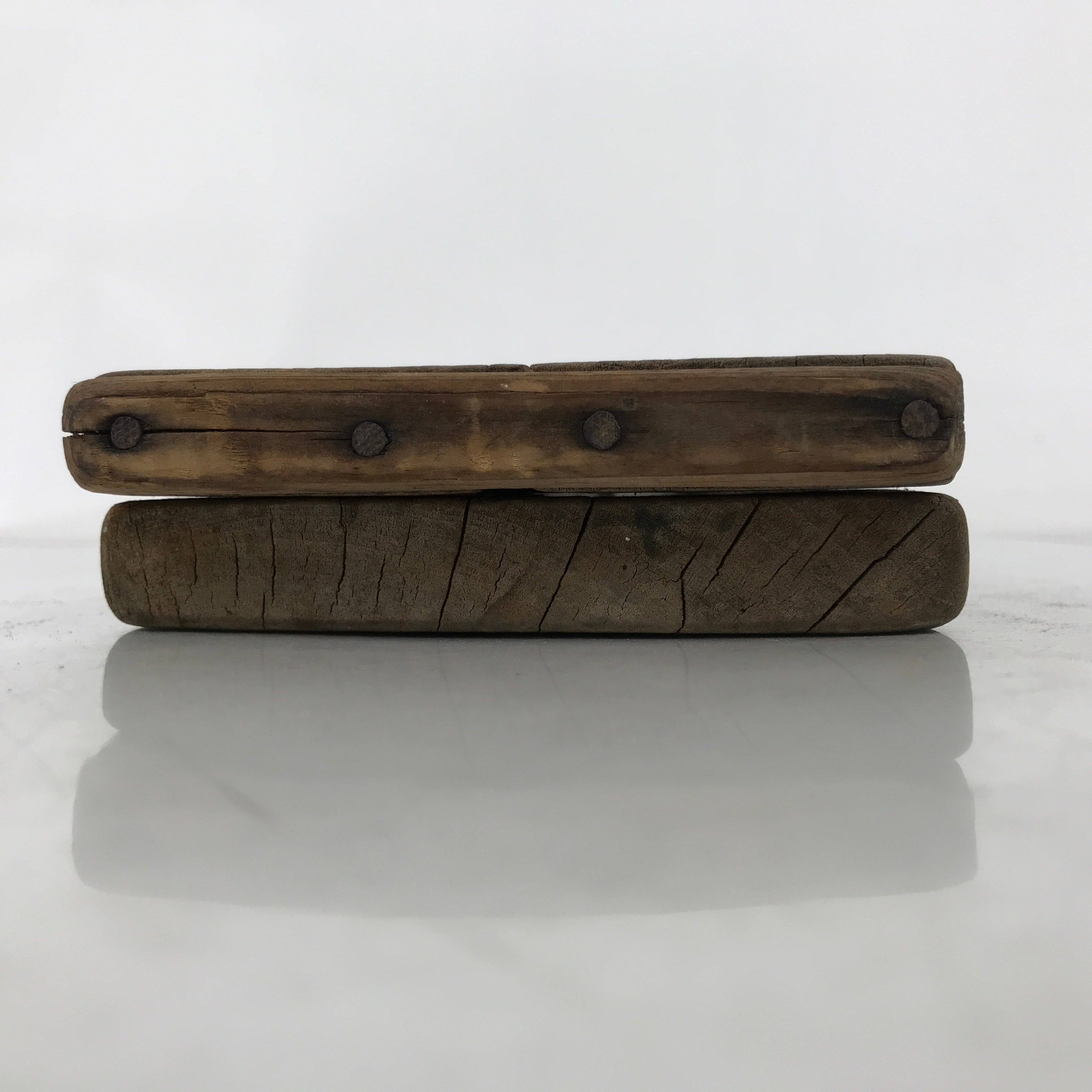 Japanese Wood Carved Kashigata Cake Mold Vtg Sweet Wagashi Pine Matsu Kg578