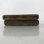 Japanese Wood Carved Kashigata Cake Mold Vtg Sweet Wagashi Pine Matsu Kg578