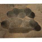 Japanese Wood Carved Kashigata Cake Mold Vtg Sweet Wagashi Pine Matsu Kg578