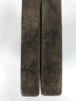 Japanese Wood Carved Kashigata Cake Mold Vtg Sweet Wagashi Plum Blossoms Kg584