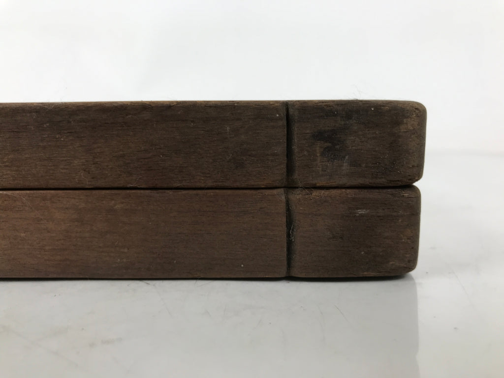Japanese Wood Carved Kashigata Cake Mold Vtg Sweet Wagashi Plum Blossoms Kg584