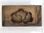 Japanese Wood Carved Kashigata Cake Mold Vtg Sweet Wagashi Plum Blossoms Kg584