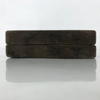 Japanese Wood Carved Kashigata Cake Mold Vtg Sweet Wagashi Plum Blossoms Kg584