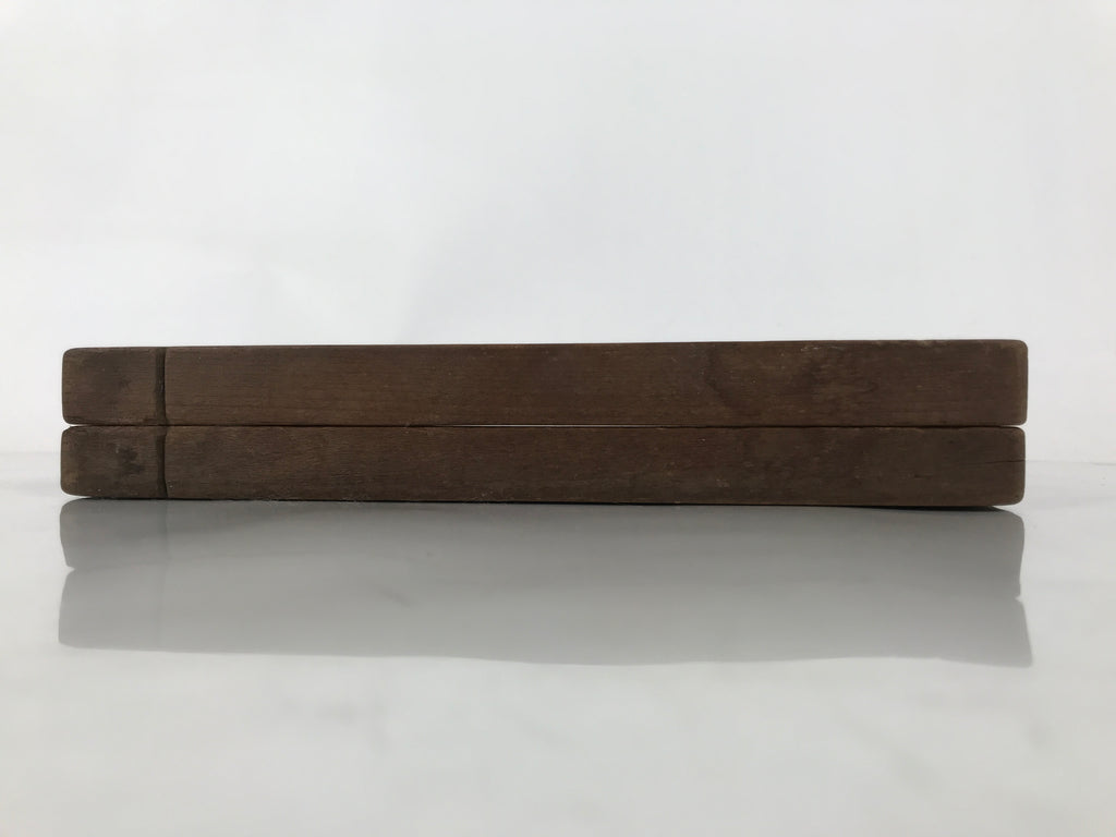 Japanese Wood Carved Kashigata Cake Mold Vtg Sweet Wagashi Plum Blossoms Kg584