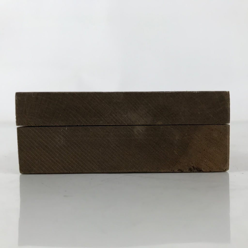 Japanese Wood Carved Kashigata Cake Mold Vtg Sweet Wagashi Plum Blossoms Kg619