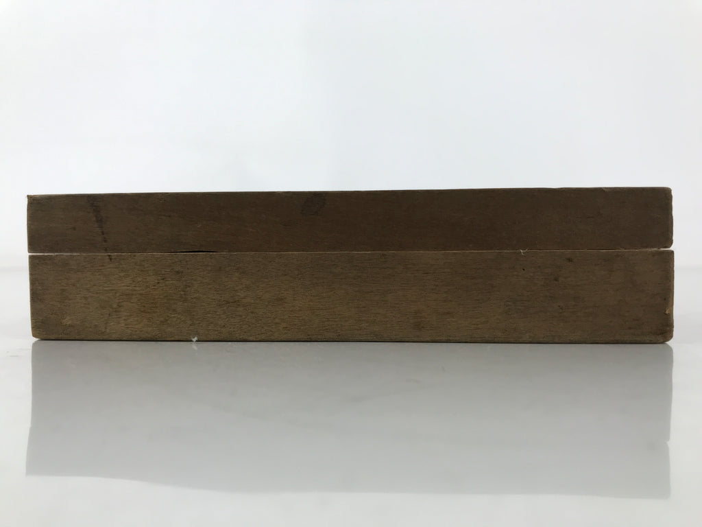 Japanese Wood Carved Kashigata Cake Mold Vtg Sweet Wagashi Plum Blossoms Kg619