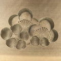 Japanese Wood Carved Kashigata Cake Mold Vtg Sweet Wagashi Plum Blossoms Kg619