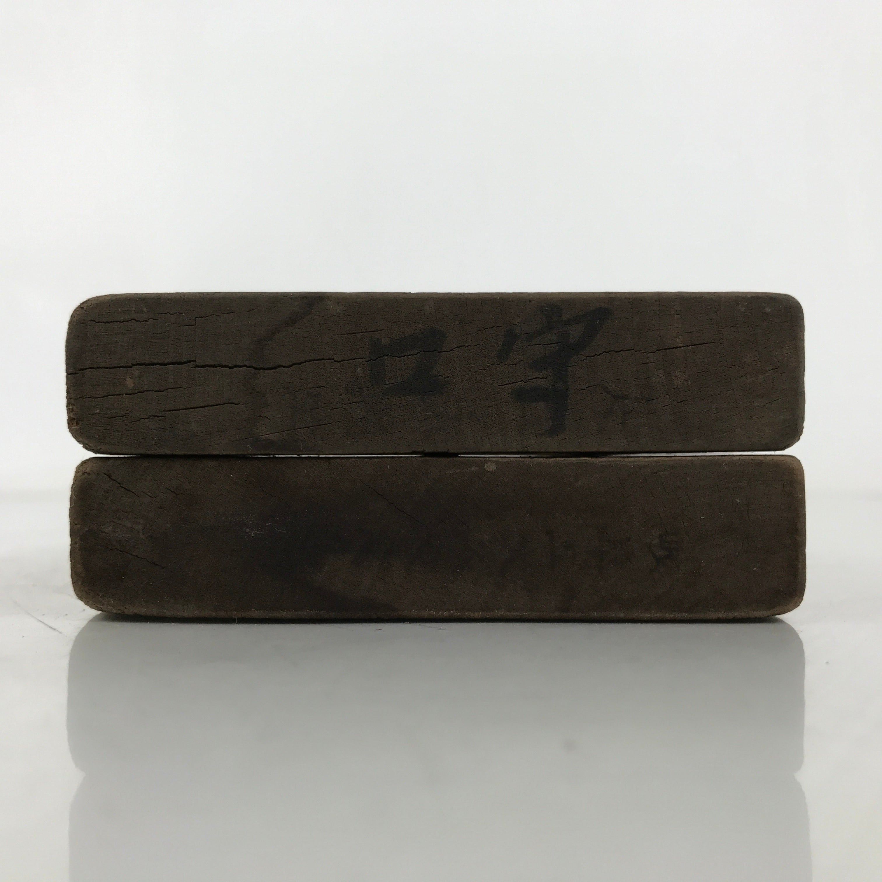 Japanese Wood Carved Kashigata Cake Mold Vtg Sweet Wagashi Rope Knot Himo Kg603