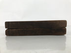 Japanese Wood Carved Kashigata Cake Mold Vtg Sweet Wagashi Rope Knot Himo Kg603