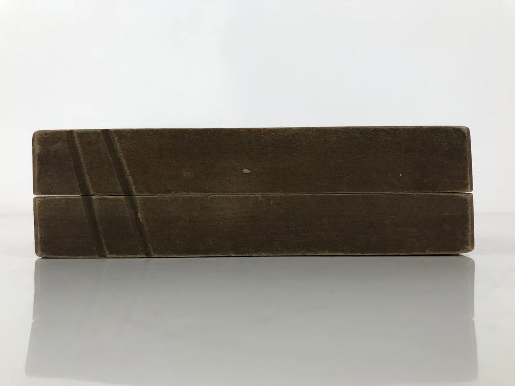 Japanese Wood Carved Kashigata Cake Mold Vtg Sweet Wagashi Rose Bara Kg621
