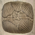 Japanese Wood Carved Kashigata Cake Mold Vtg Sweet Wagashi Rose Bara Kg621