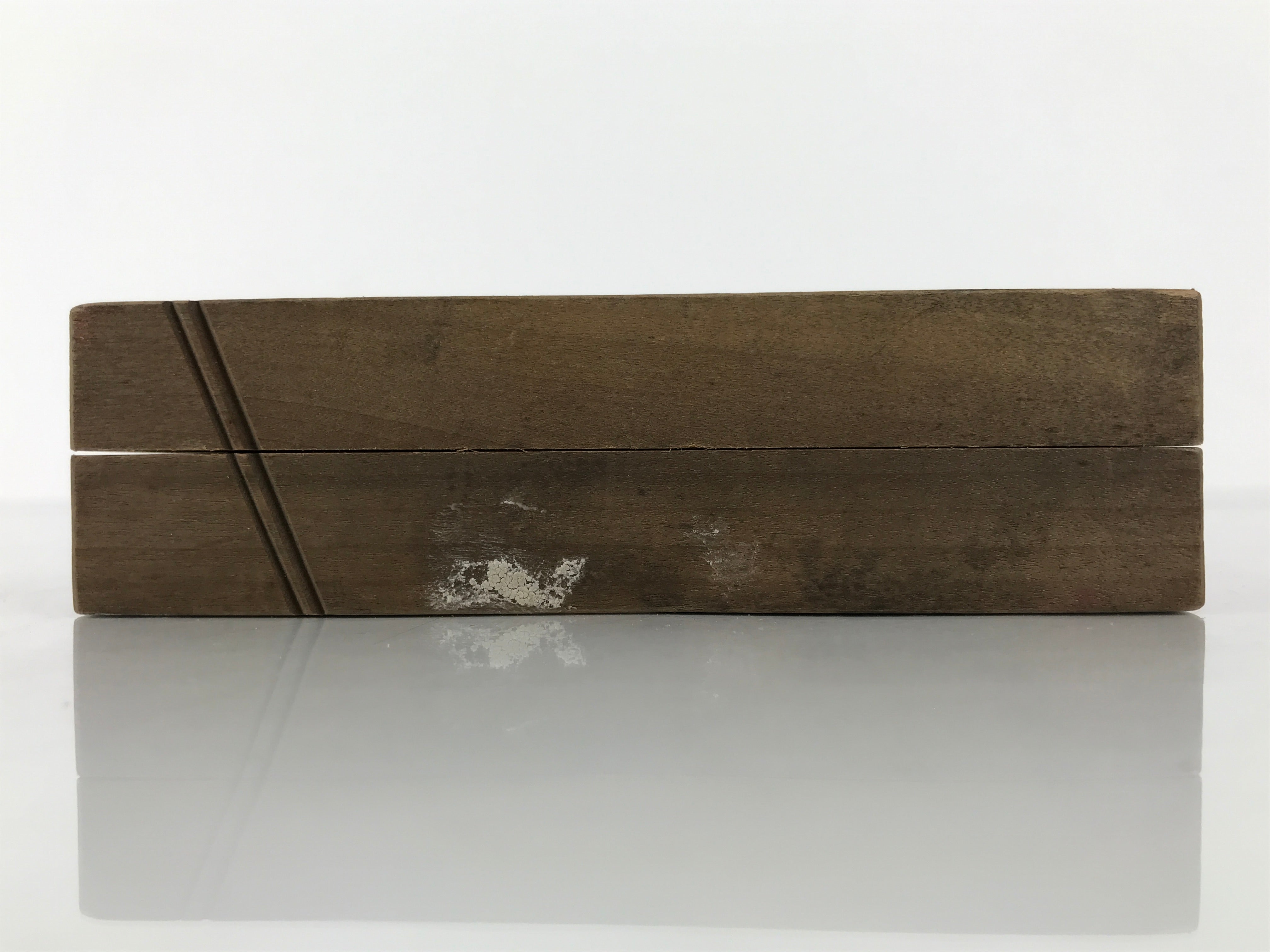 Japanese Wood Carved Kashigata Cake Mold Vtg Sweet Wagashi Rounded Square Kg802