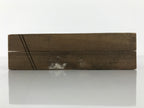 Japanese Wood Carved Kashigata Cake Mold Vtg Sweet Wagashi Rounded Square Kg802