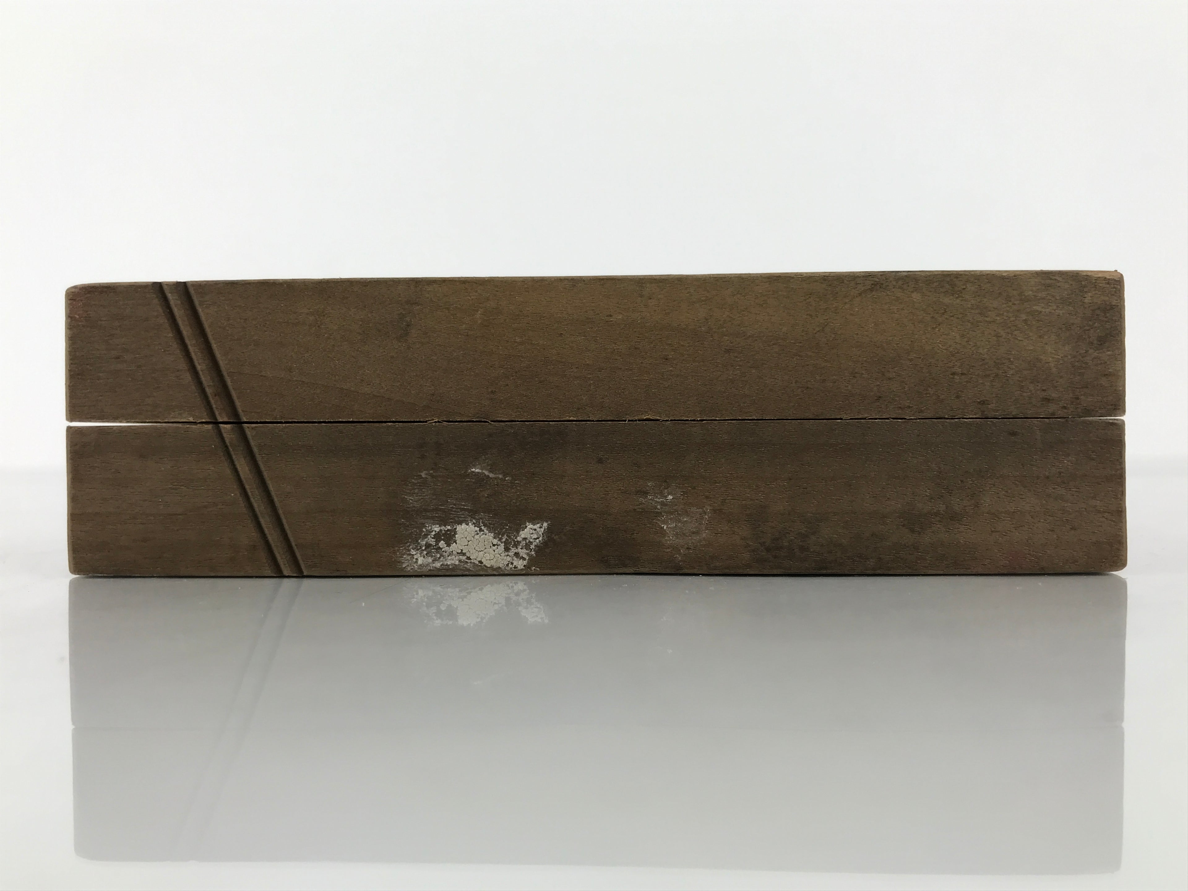 Japanese Wood Carved Kashigata Cake Mold Vtg Sweet Wagashi Rounded Square Kg802