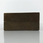 Japanese Wood Carved Kashigata Cake Mold Vtg Sweet Wagashi Rounded Square Kg802