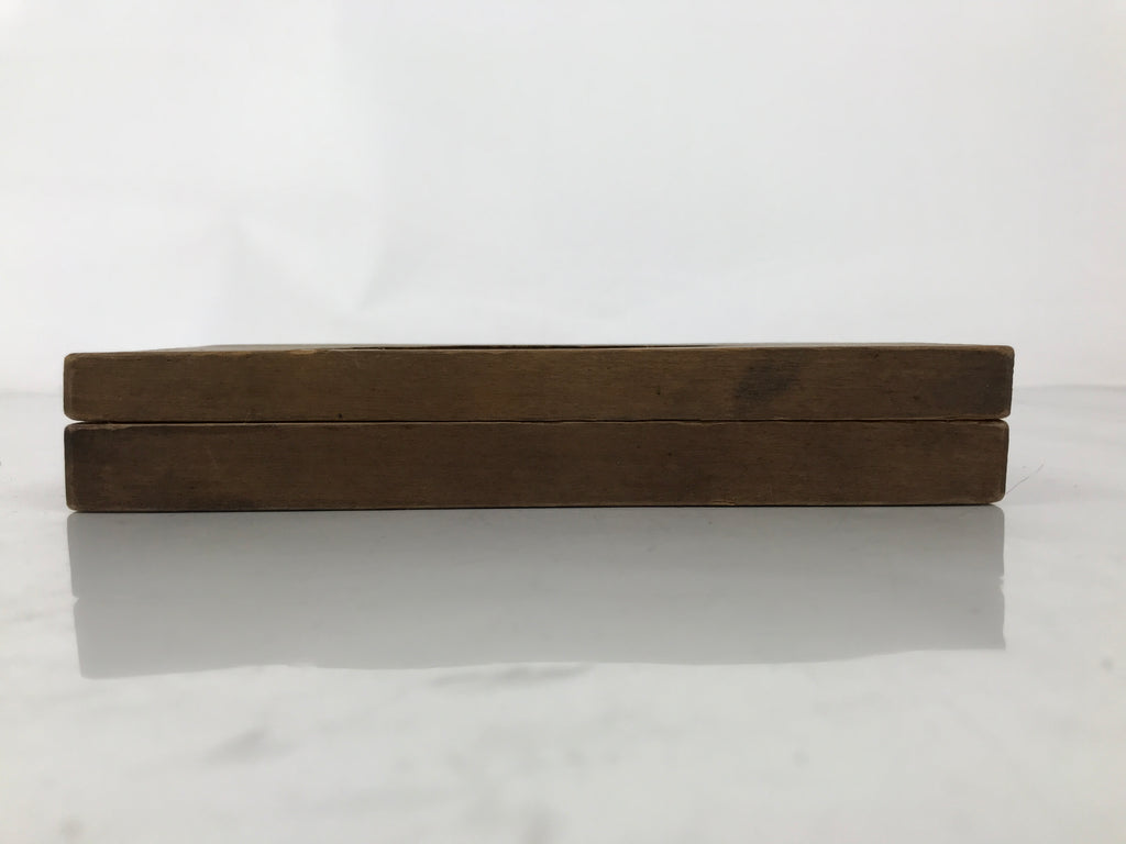 Japanese Wood Carved Kashigata Cake Mold Vtg Sweet Wagashi Sakura Kiku Kg613
