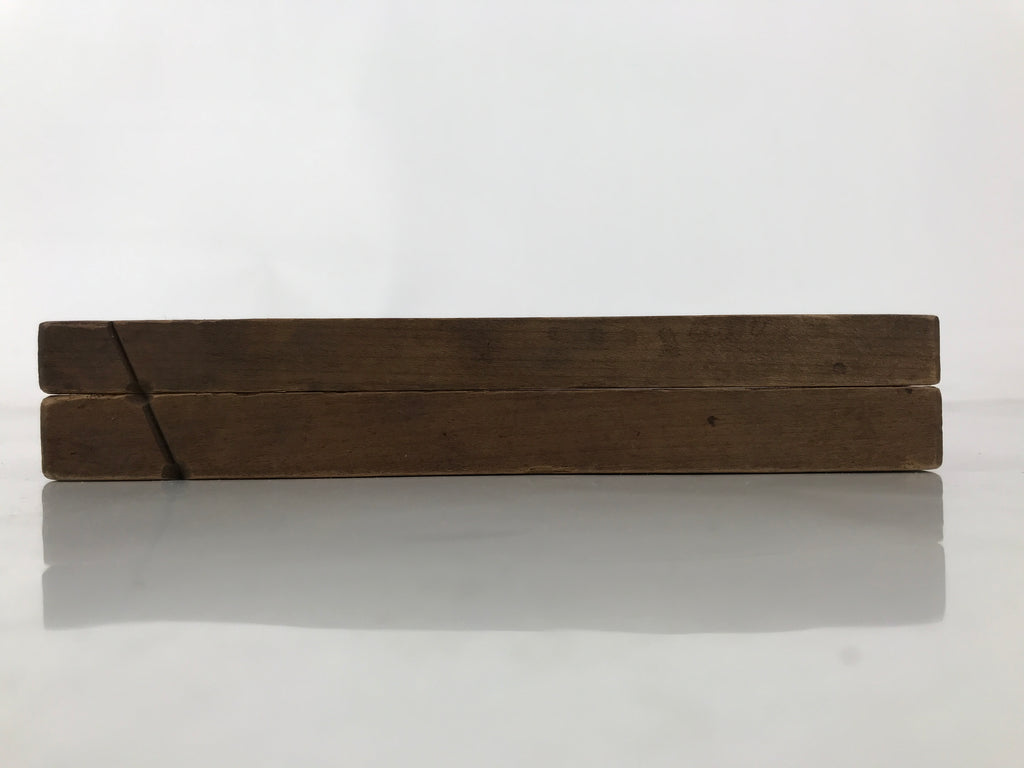 Japanese Wood Carved Kashigata Cake Mold Vtg Sweet Wagashi Sakura Kiku Kg613