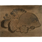 Japanese Wood Carved Kashigata Cake Mold Vtg Sweet Wagashi Sakura Kiku Kg613