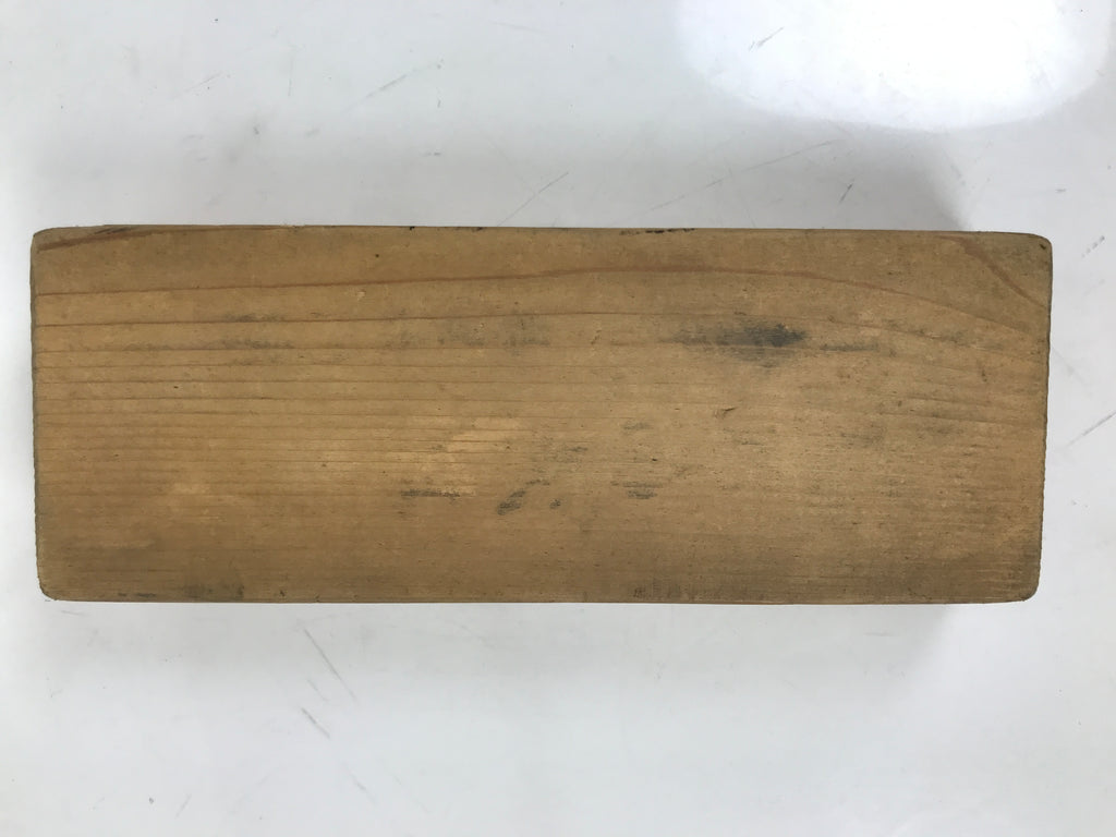 Japanese Wood Carved Kashigata Cake Mold Vtg Sweet Wagashi Sakura Peach Kg589
