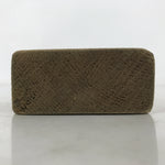 Japanese Wood Carved Kashigata Cake Mold Vtg Sweet Wagashi Sakura Peach Kg589