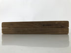 Japanese Wood Carved Kashigata Cake Mold Vtg Sweet Wagashi Shrimp Ebi Kg559