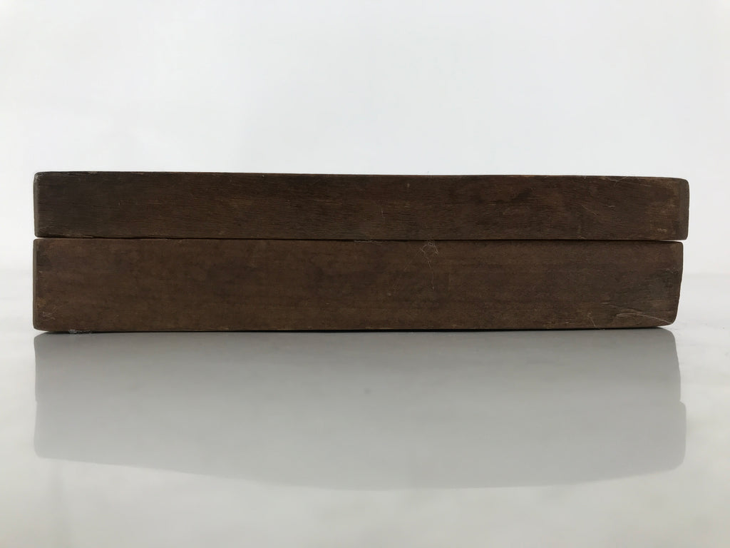Japanese Wood Carved Kashigata Cake Mold Vtg Sweet Wagashi Shrimp Ebi Kg598