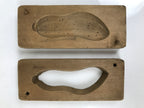 Japanese Wood Carved Kashigata Cake Mold Vtg Sweet Wagashi Squash Gourd Kg720
