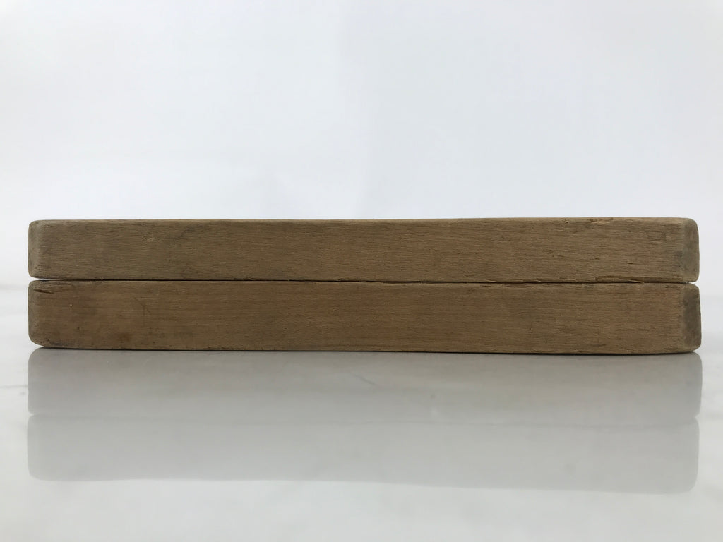 Japanese Wood Carved Kashigata Cake Mold Vtg Sweet Wagashi Squash Gourd Kg720